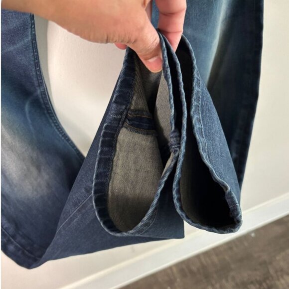 Diesel Mens Larkee Regular Straight Jeans Dark Blue Size 30 - Picture 7 of 11